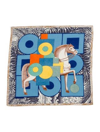 Hermès Cavalier en Formes Cashmere Shawl