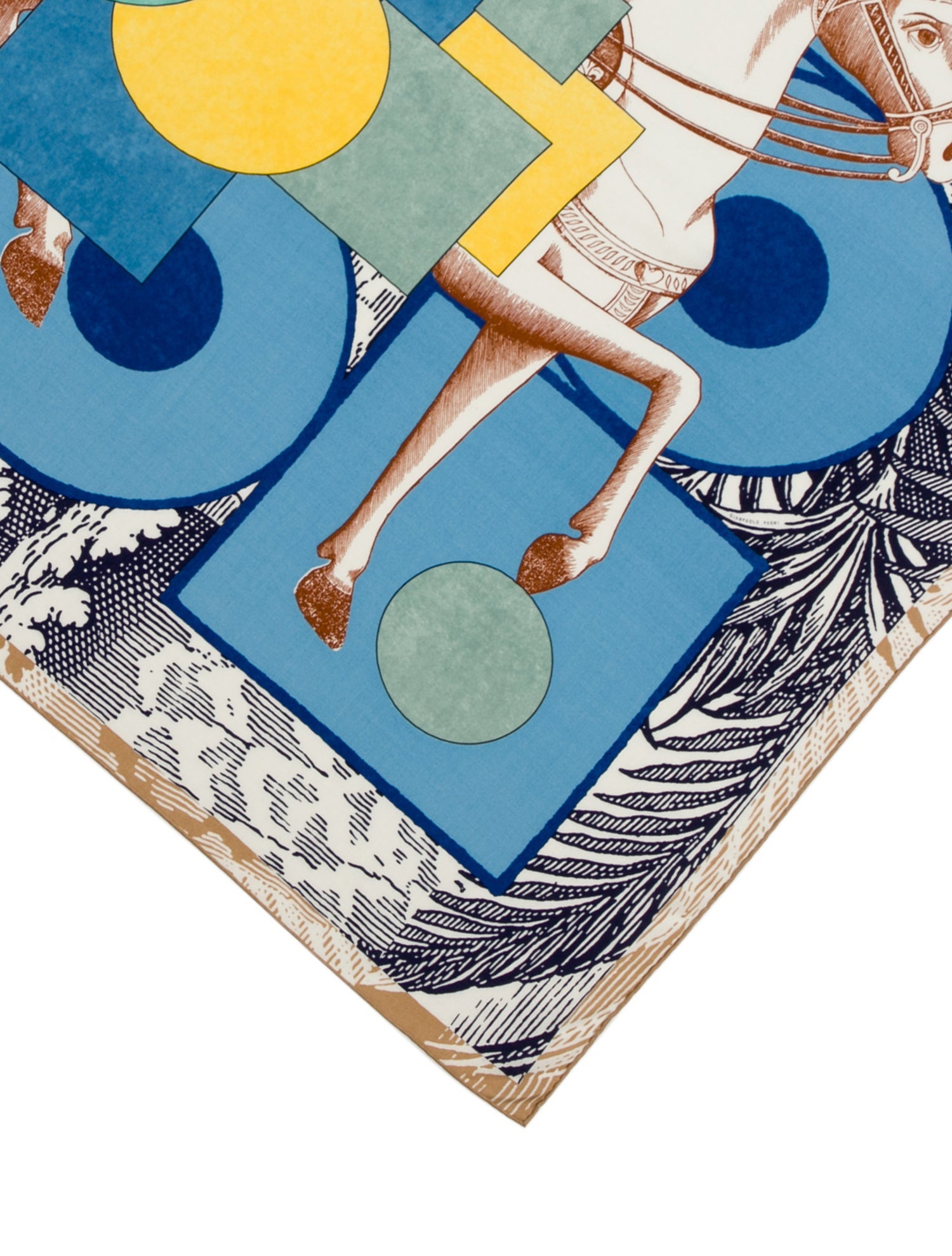 Hermès Cavalier en Formes Cashmere Shawl