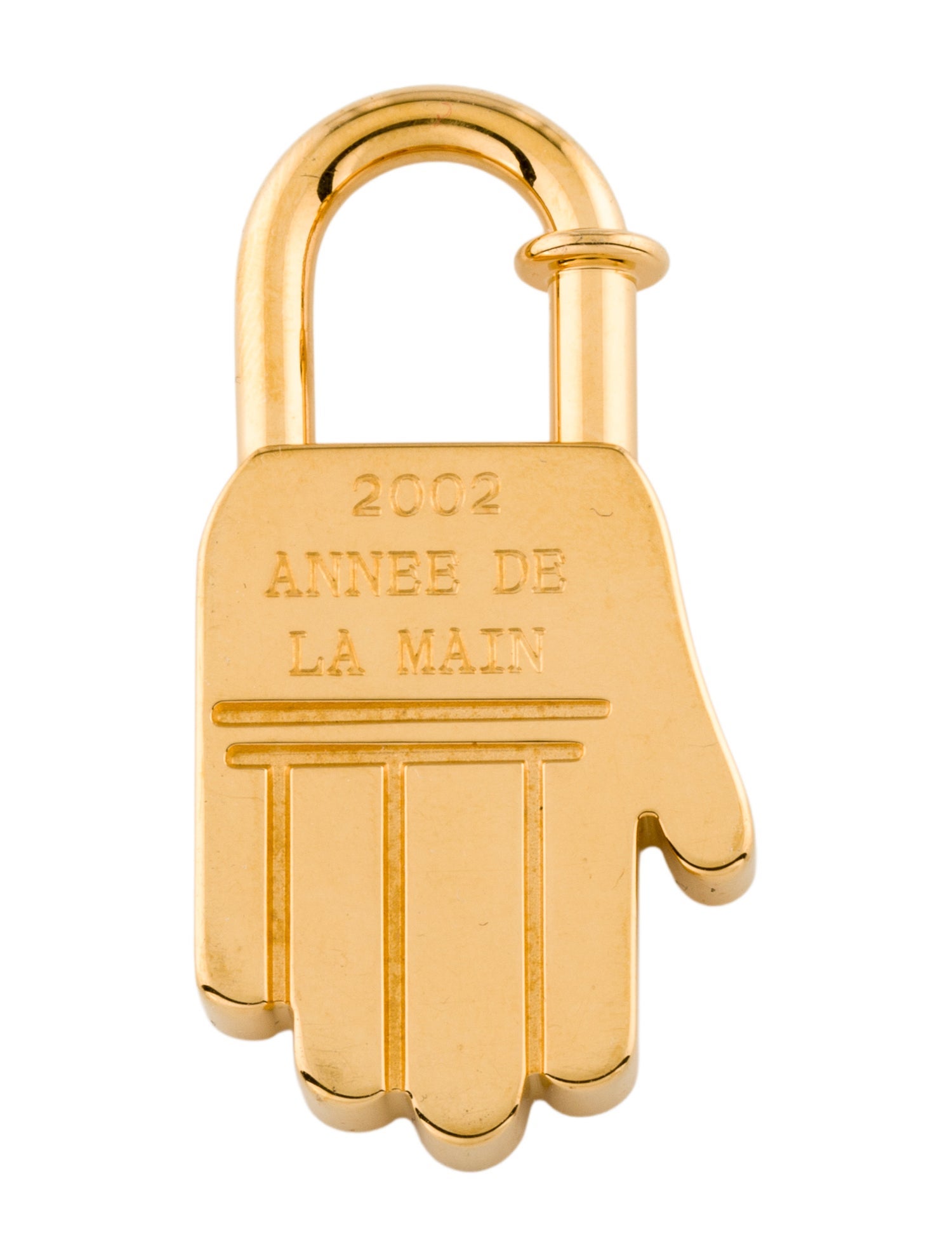 Hermès Annèe De La Main Cadena Lock Charm