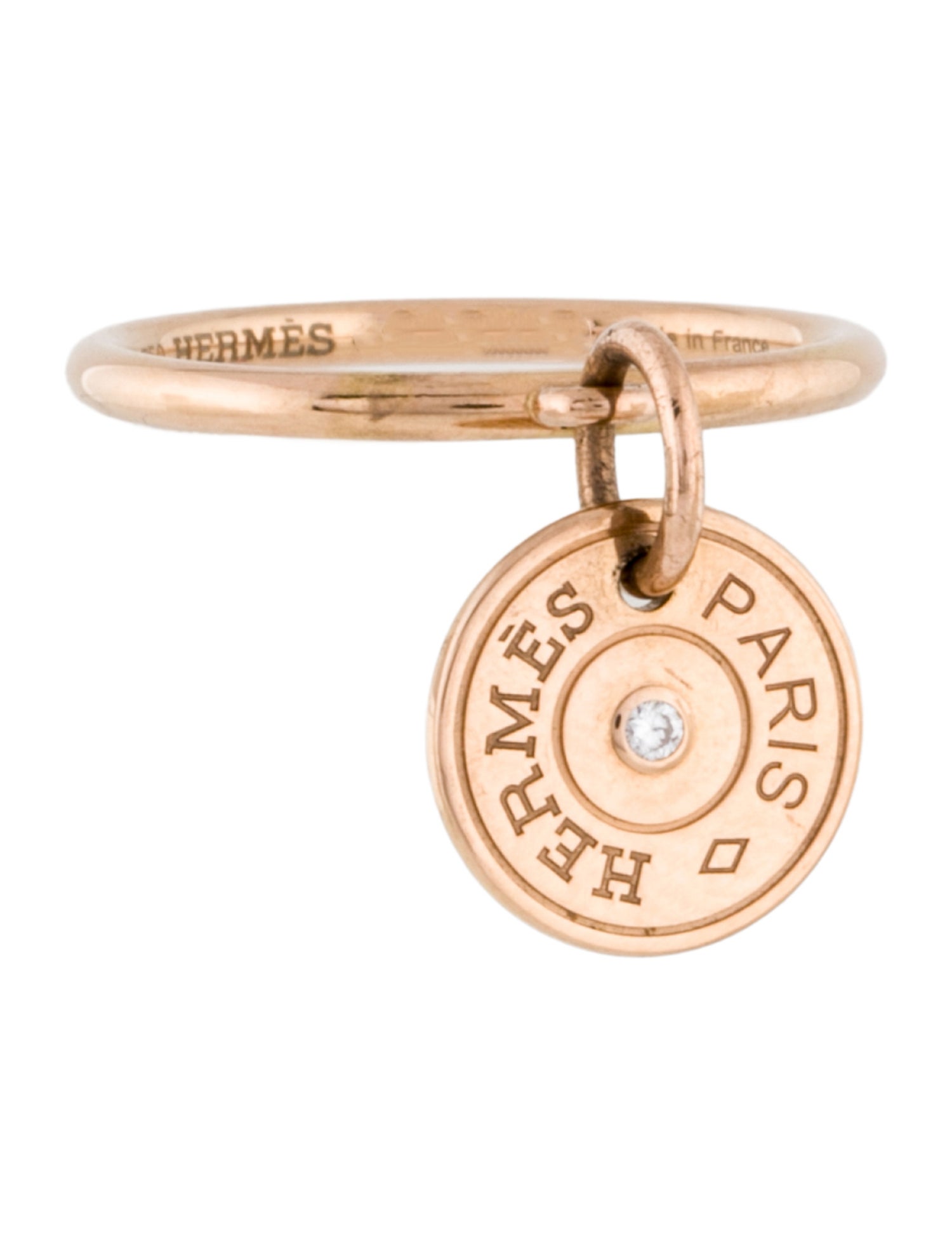 Hermès 18K Diamond Gambade Ring