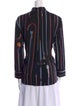 Hermès Printed Long Sleeve Button-Up Top