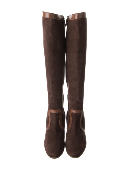 Hermès Suede Riding Boots