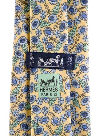 Hermès Silk Pattern Tie