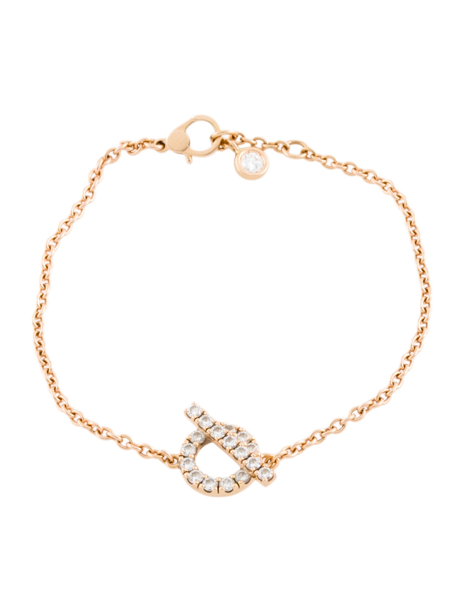 Hermès 18K Diamond Finesse Bracelet