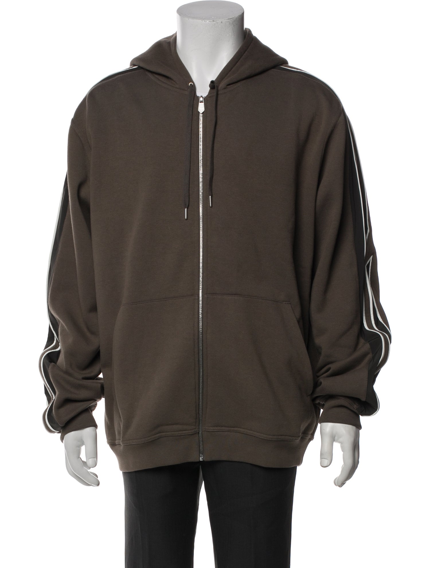 Hermès Striped V-Neck Hoodie w/ Tags
