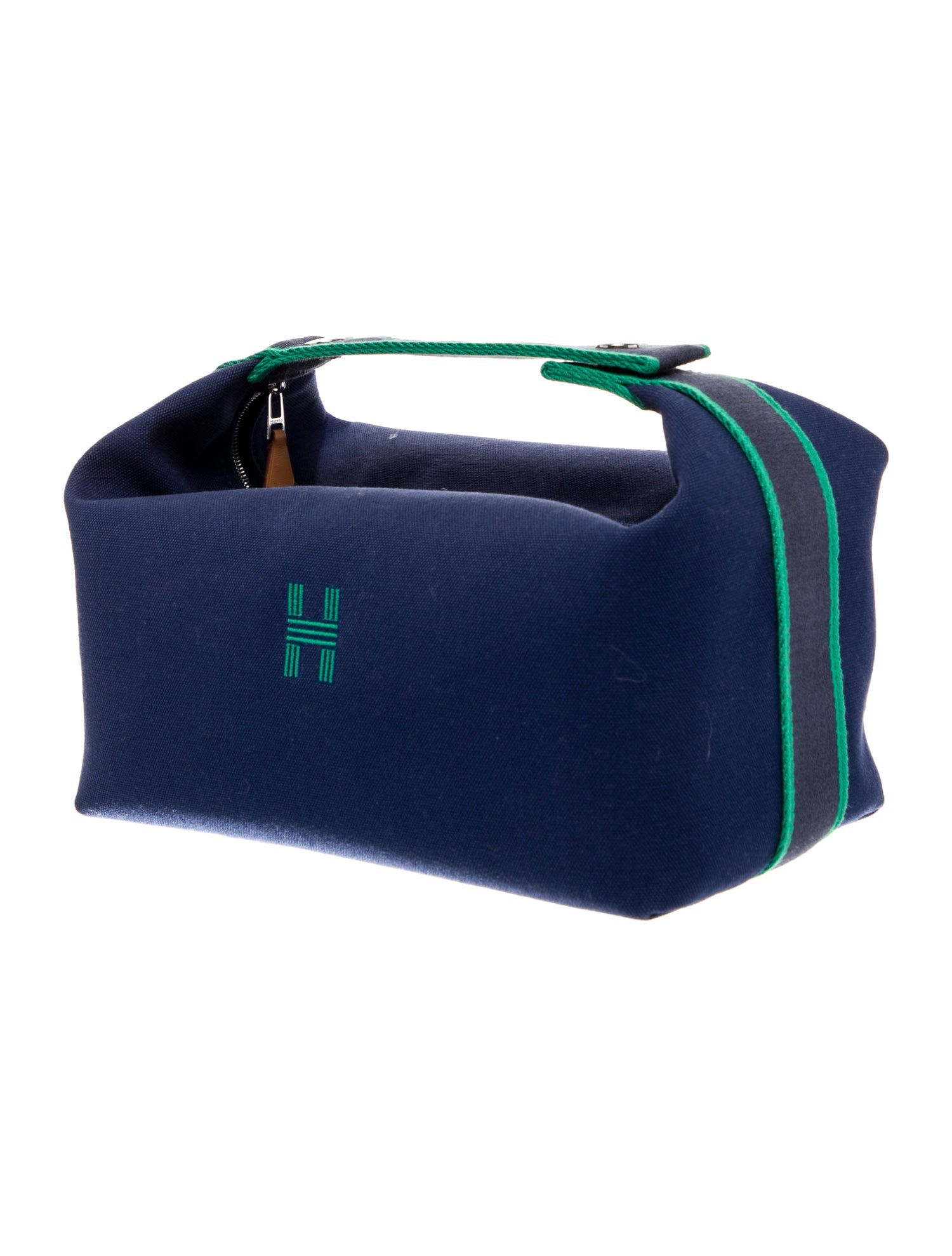 Hermès Large Toile Bride-A-Brac Travel Case