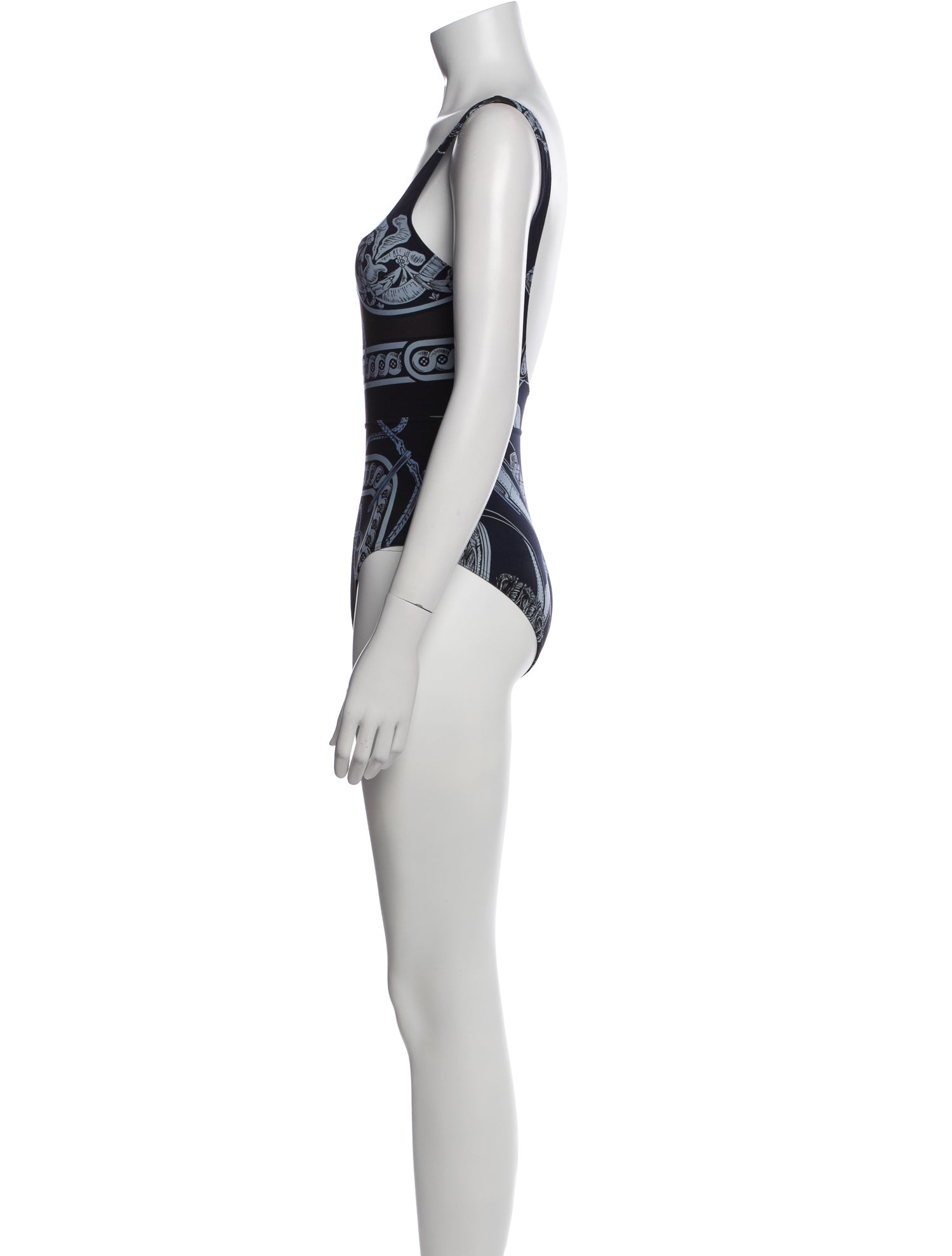 Hermès Printed One-Piece