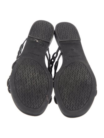 Hermès Nude Chaîne d'Ancre Insignia Slides