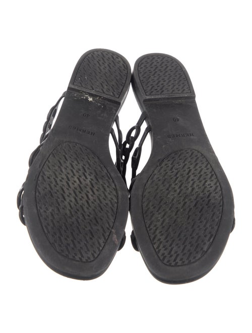 Hermès Nude Chaîne d'Ancre Insignia Slides