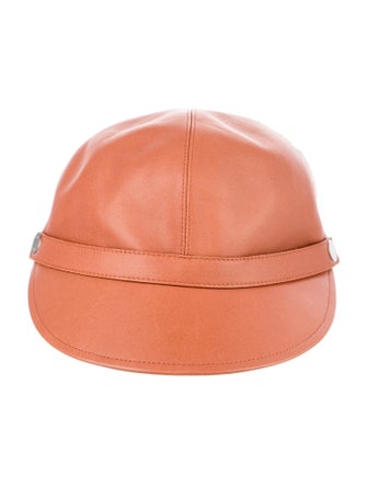 Hermès Lambskin clou de Selle Hat