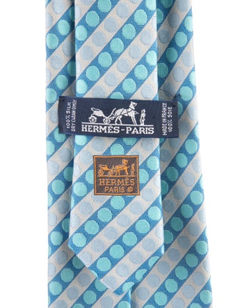 Hermès Silk Pattern Tie
