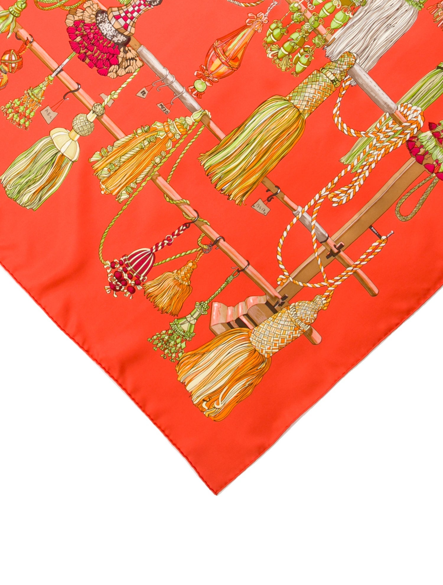 Hermès Passementerie Silk Scarf
