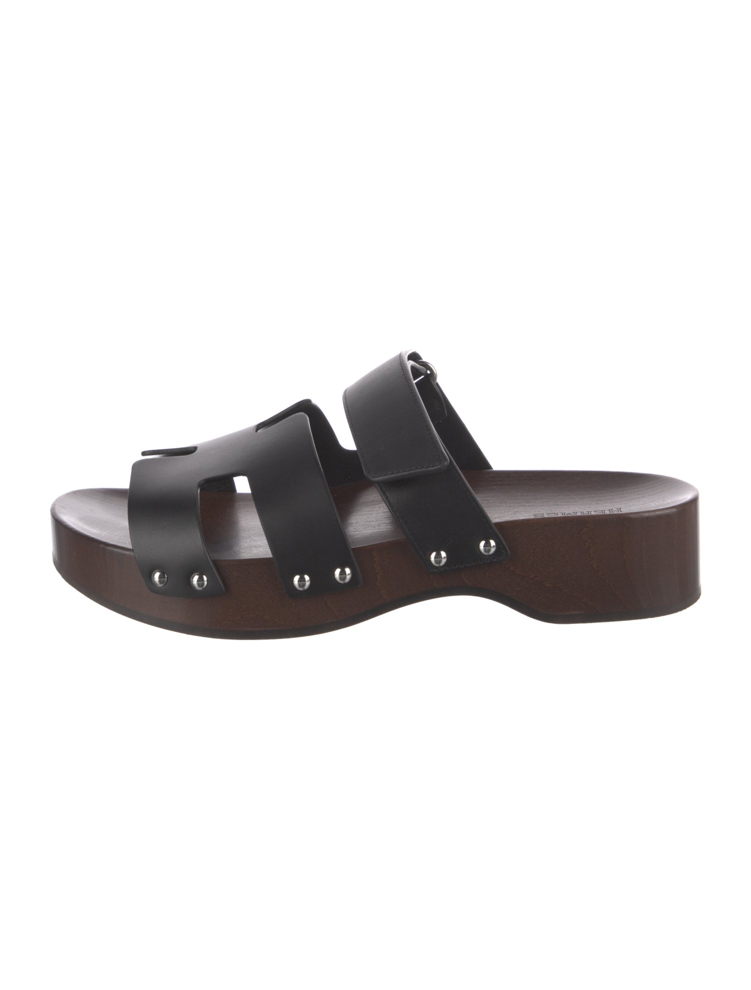 Hermès Kos Clog H Logo Slides