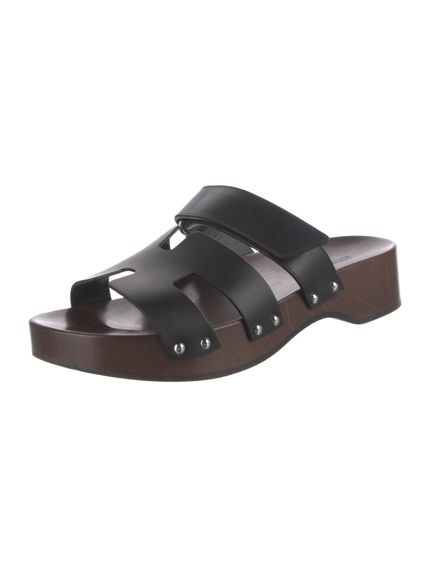 Hermès Kos Clog H Logo Slides