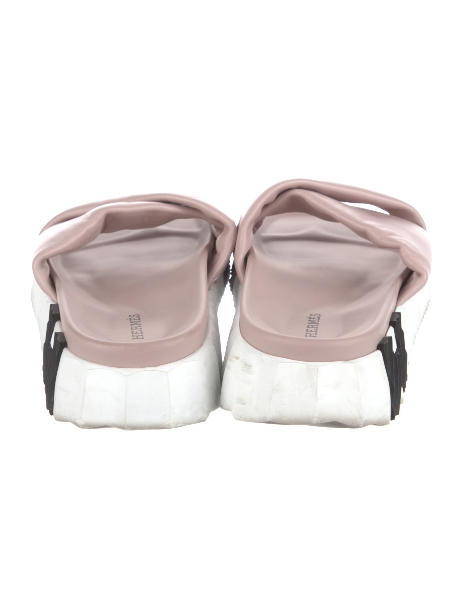 Hermès Infra Leather Slingback Sandals