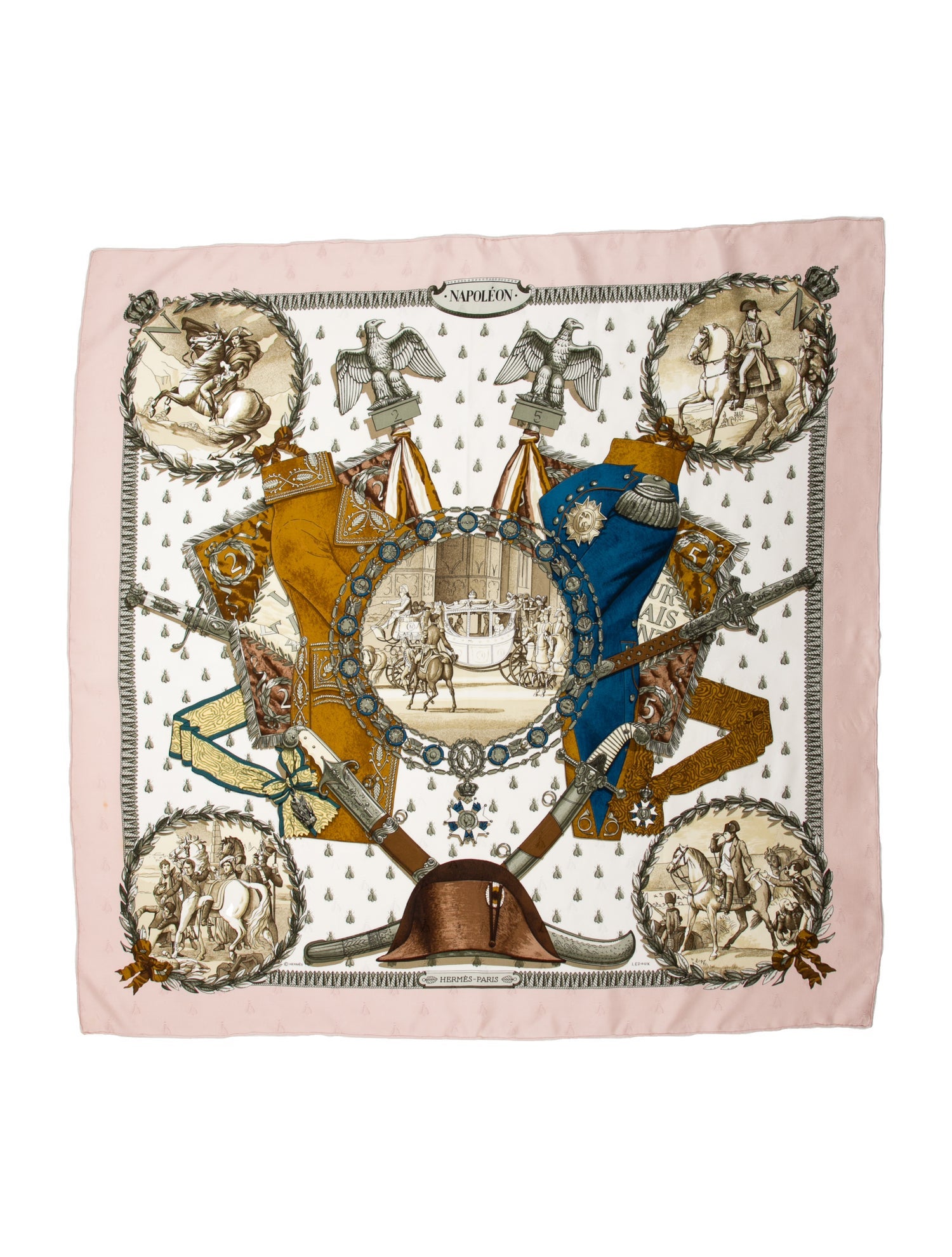 Hermès Napoléon Jacquard Silk Scarf