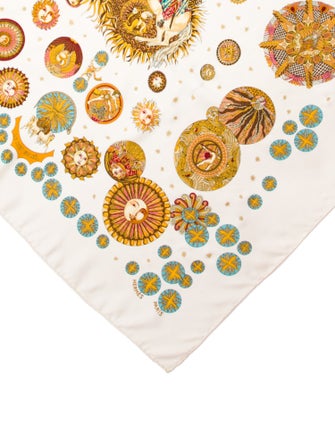 Hermès Le Roy Soleil Silk Scarf