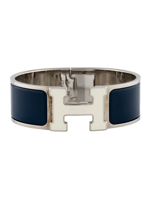 Hermès Clic Clac H w/Enamel at Turnlock