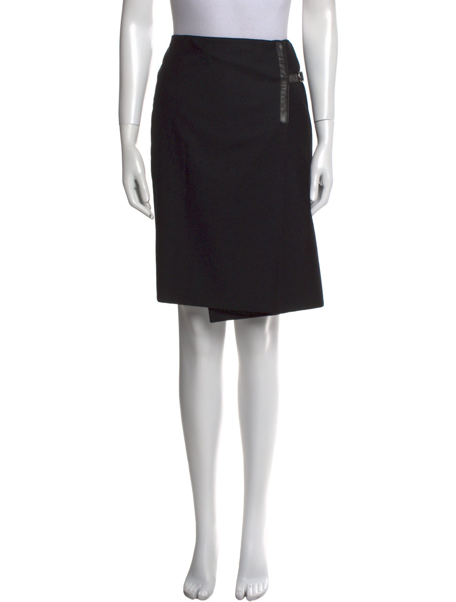 Hermès Virgin Wool Knee-Length Skirt