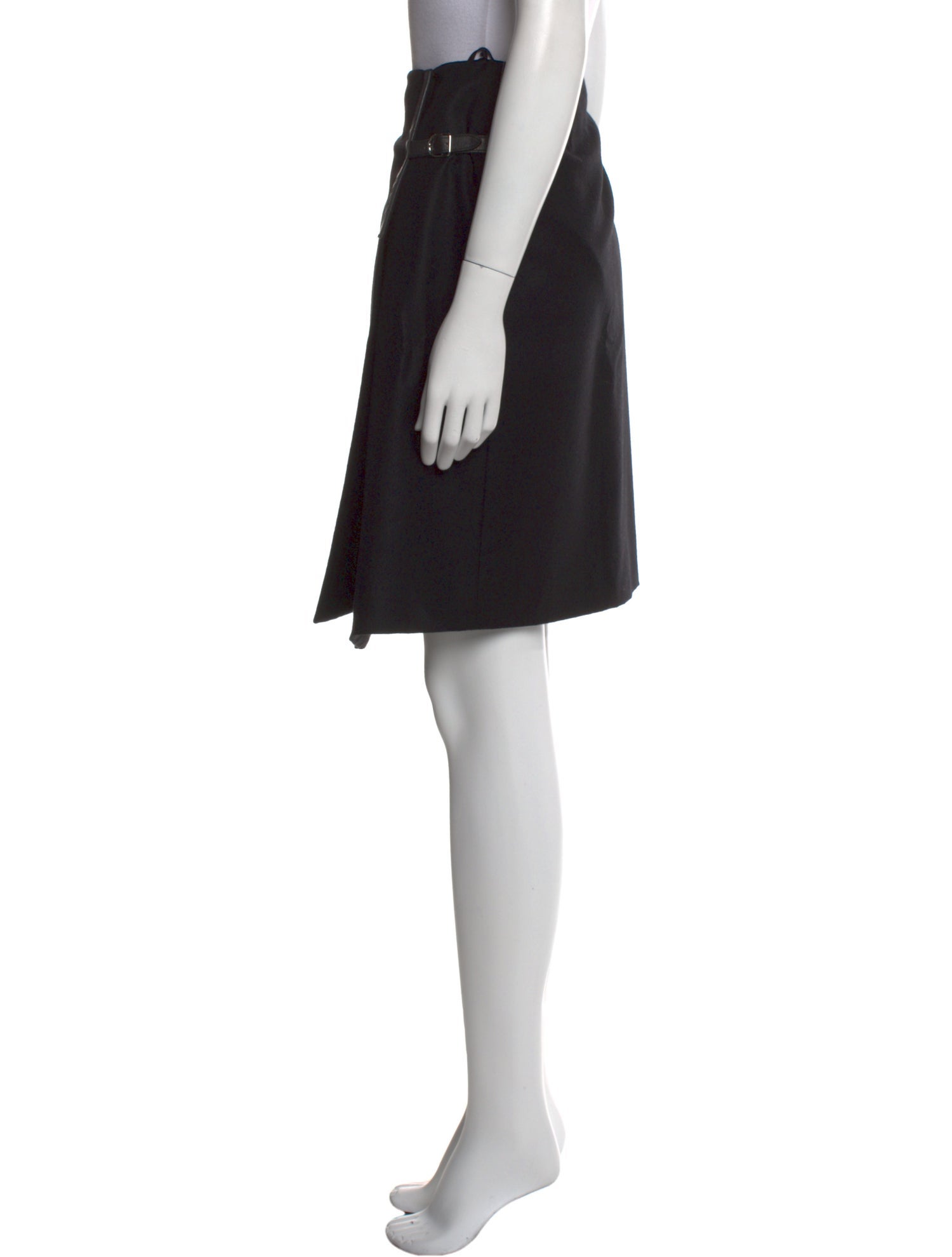 Hermès Virgin Wool Knee-Length Skirt