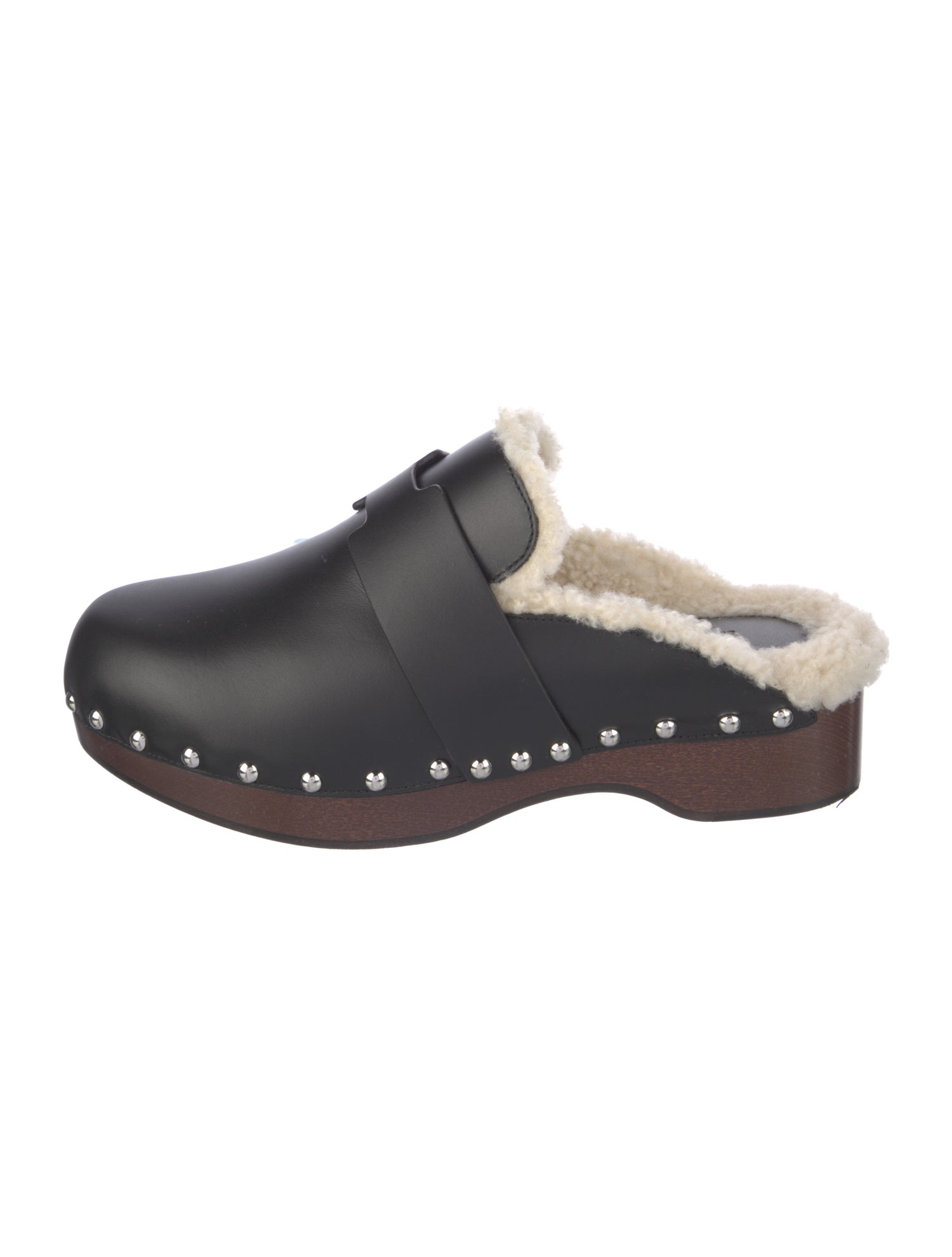 Hermès Calya Leather Mules