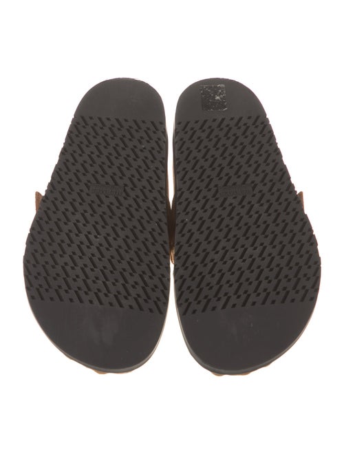 Hermès Key Suede Mules