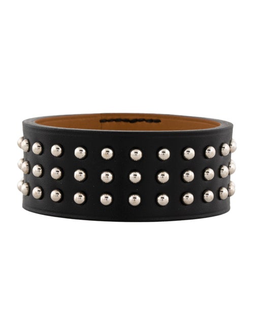 Hermès Nomade Wide Leather Bangle Bracelet