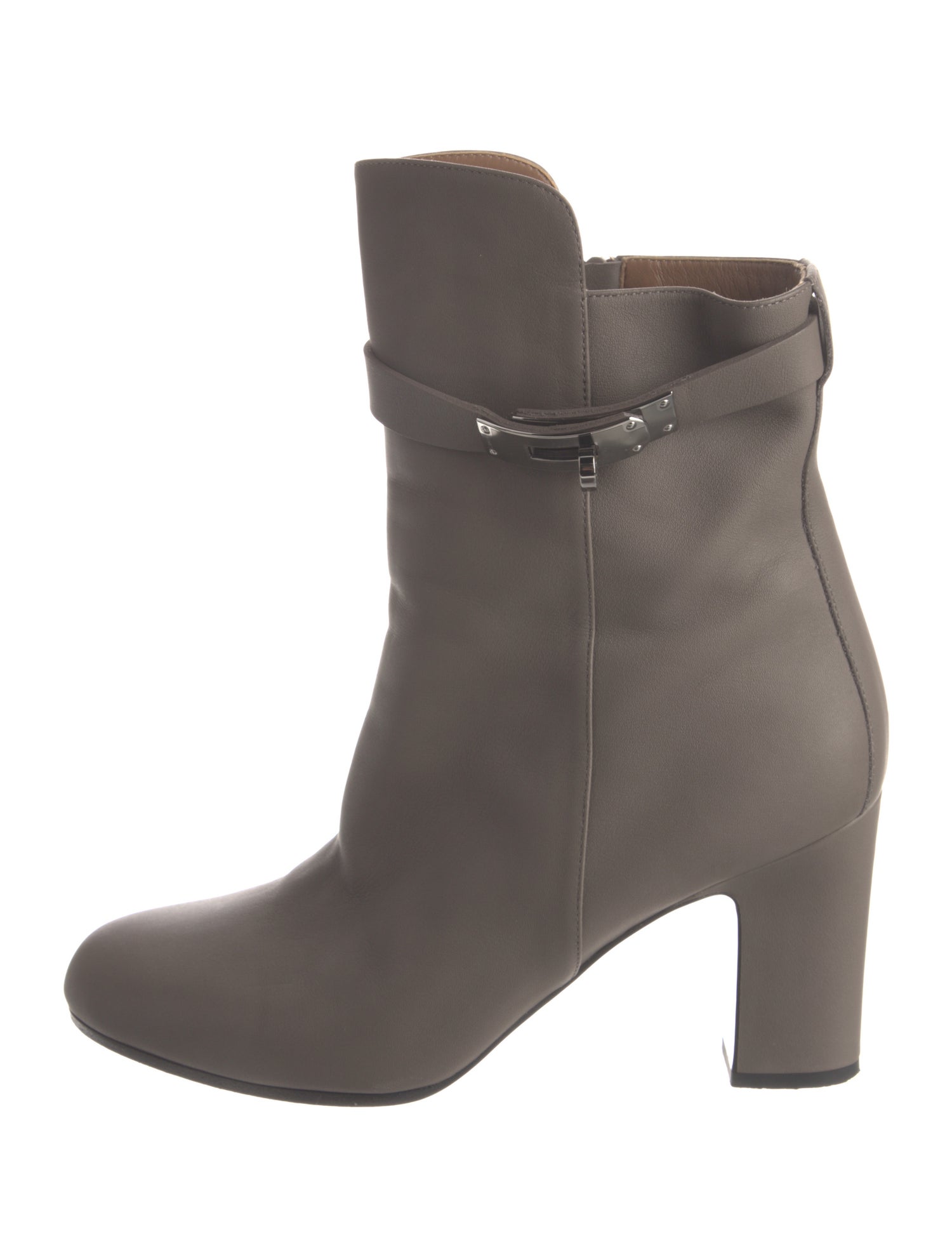 Hermès Joueuse Etain Boots Leather Boots