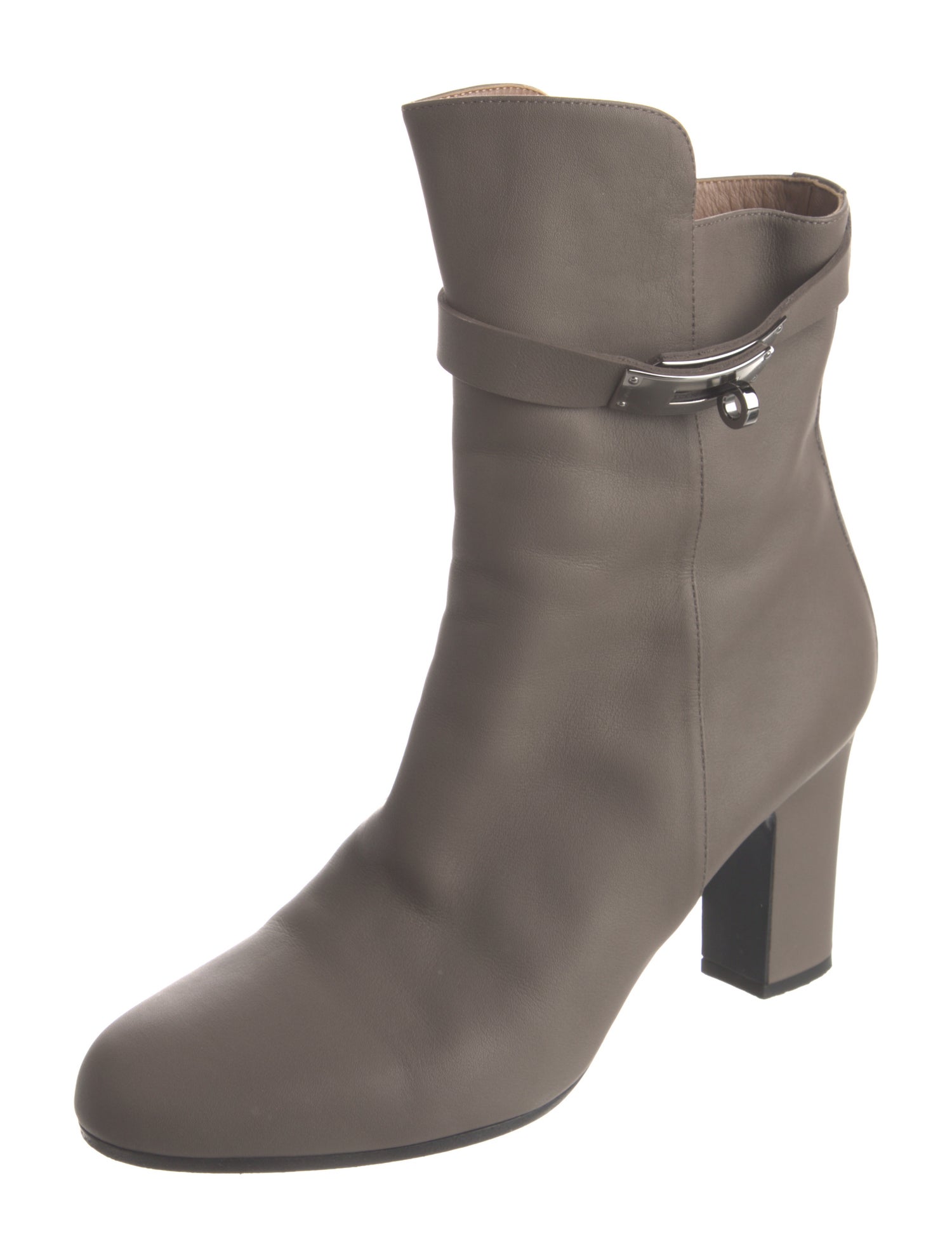 Hermès Joueuse Etain Boots Leather Boots