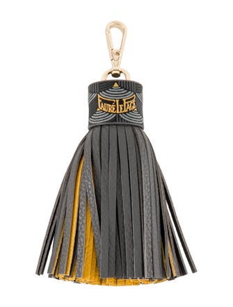 Fauré Le Page Leather Tassel Keychain