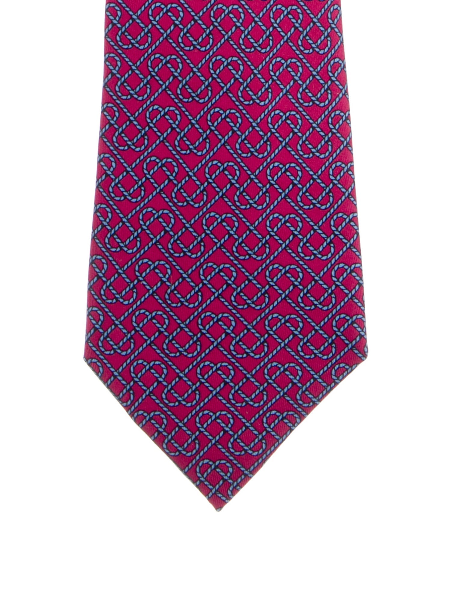 Hermès Silk Patterned Tie