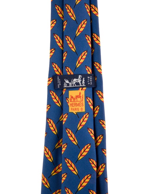 Hermès Silk Patterned Tie