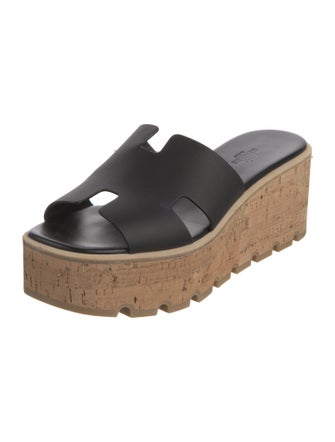 Hermès Eze 30 Leather Slides