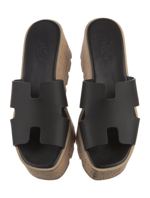 Hermès Eze 30 Leather Slides