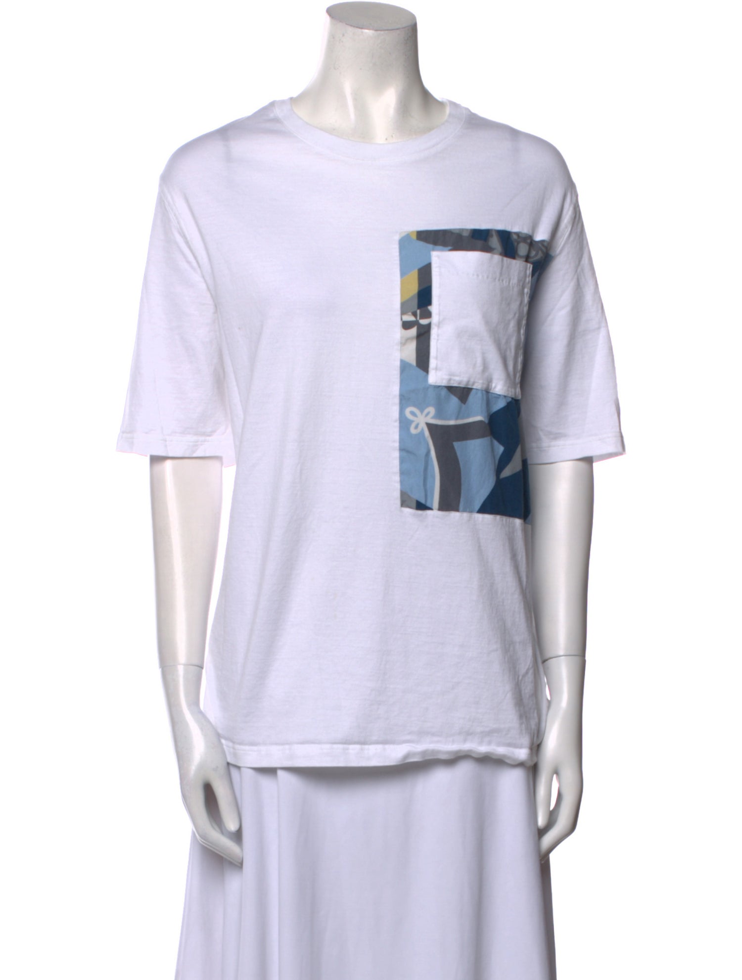 Hermès Silk Graphic Print T-Shirt