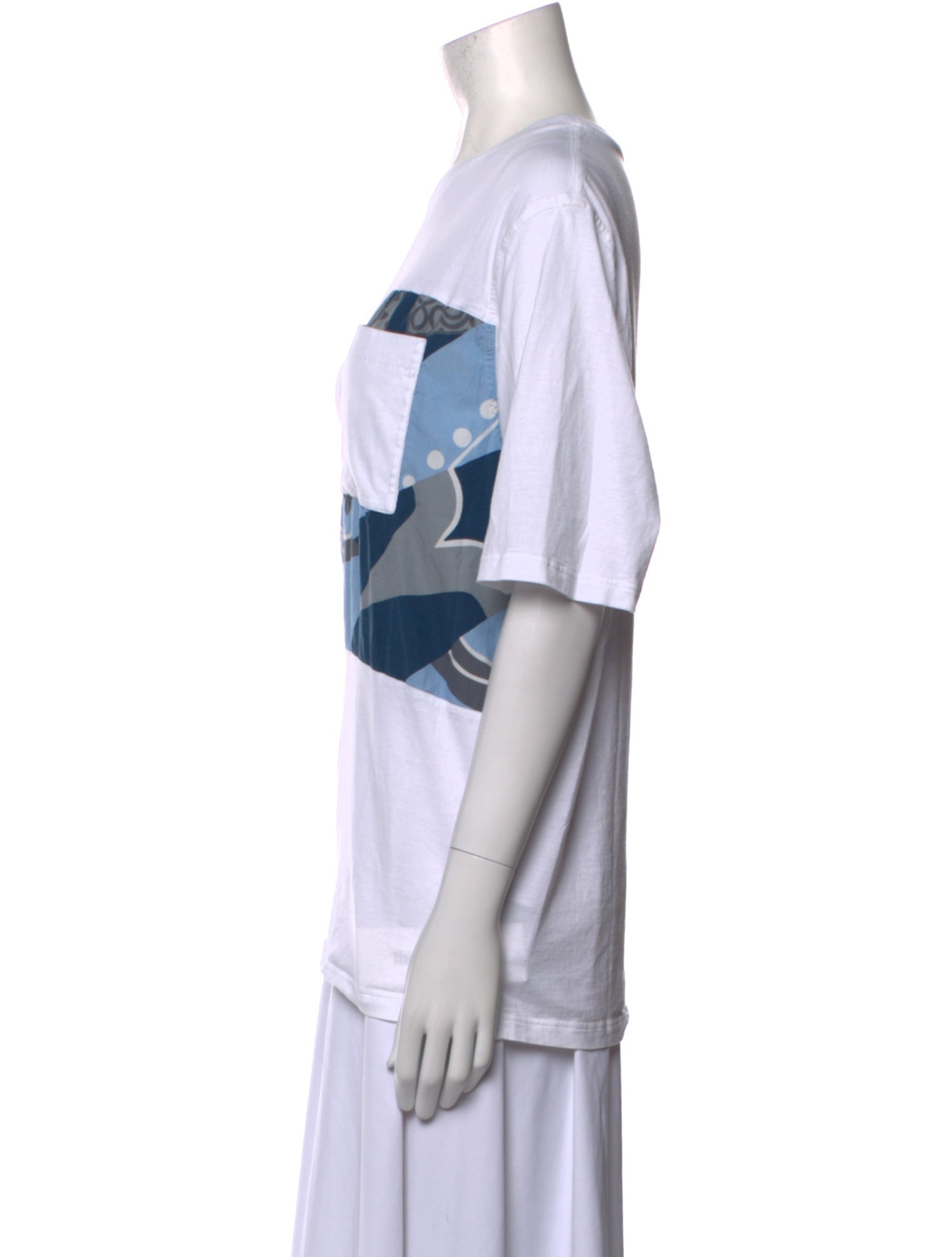 Hermès Silk Graphic Print T-Shirt