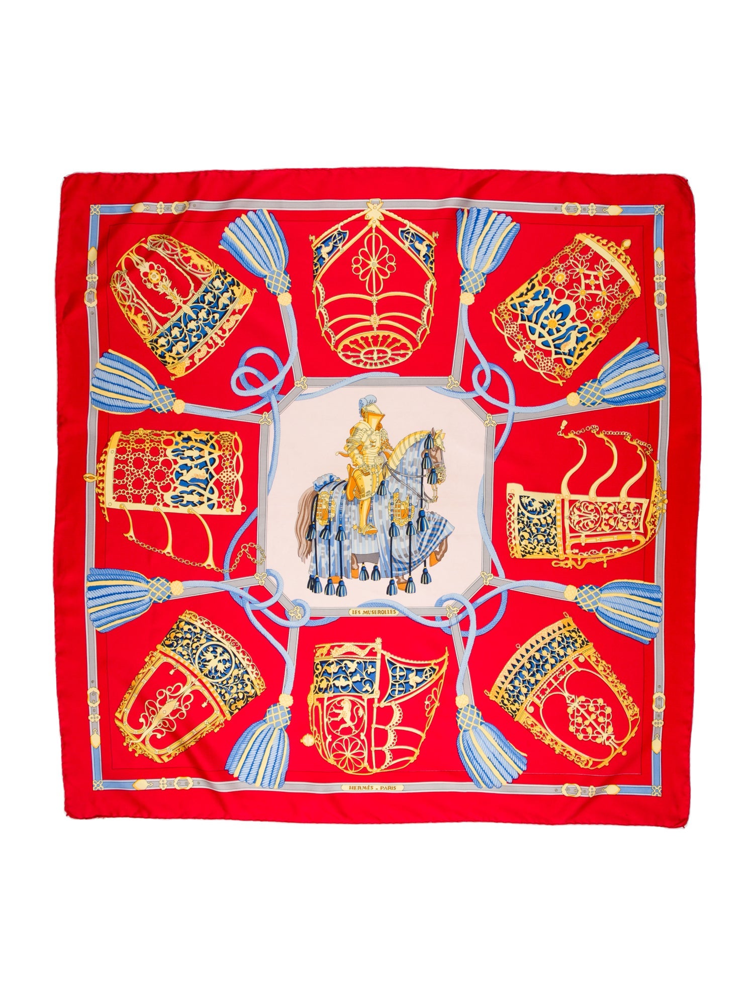 Hermès Les Muserolles Silk Scarf