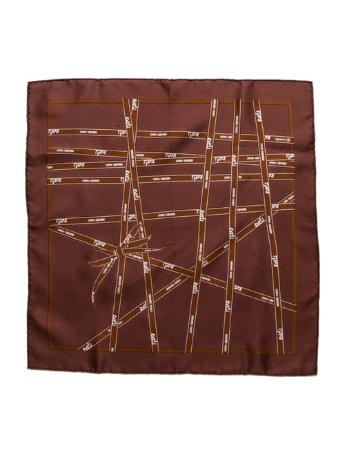 Hermès Buldoc Silk Pocket Square