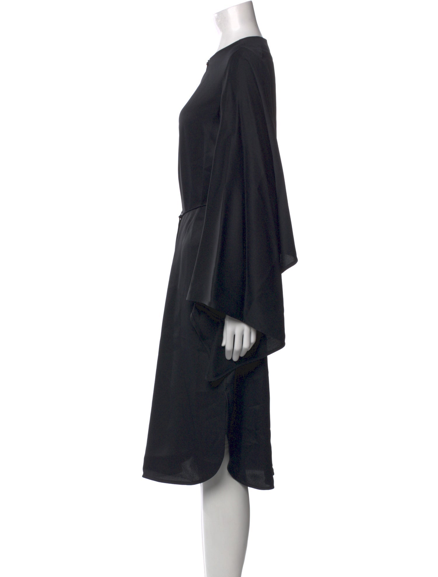 Hermès Crew Neck Midi Length Dress