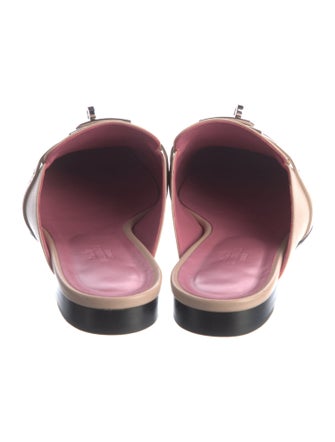 Hermès Oz Leather Mules