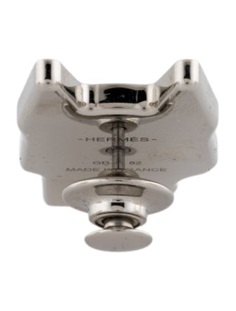 Hermès Enamel Hermès Cheval Masque Badge Pin