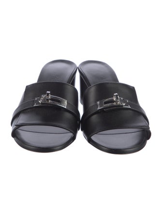 Hermès Gigi 50 Leather Slides