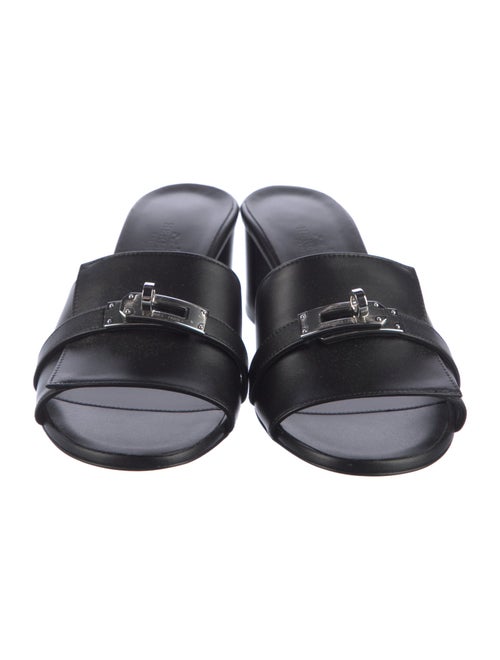 Hermès Gigi 50 Leather Slides