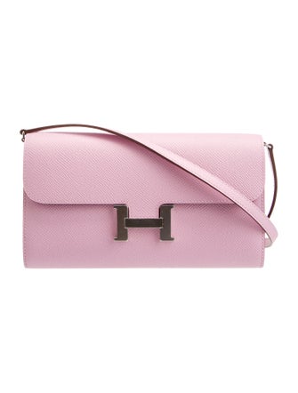 Hermès Epsom Constance to Go Wallet on Strap