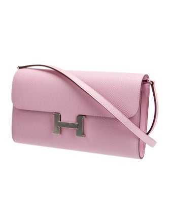 Hermès Epsom Constance to Go Wallet on Strap