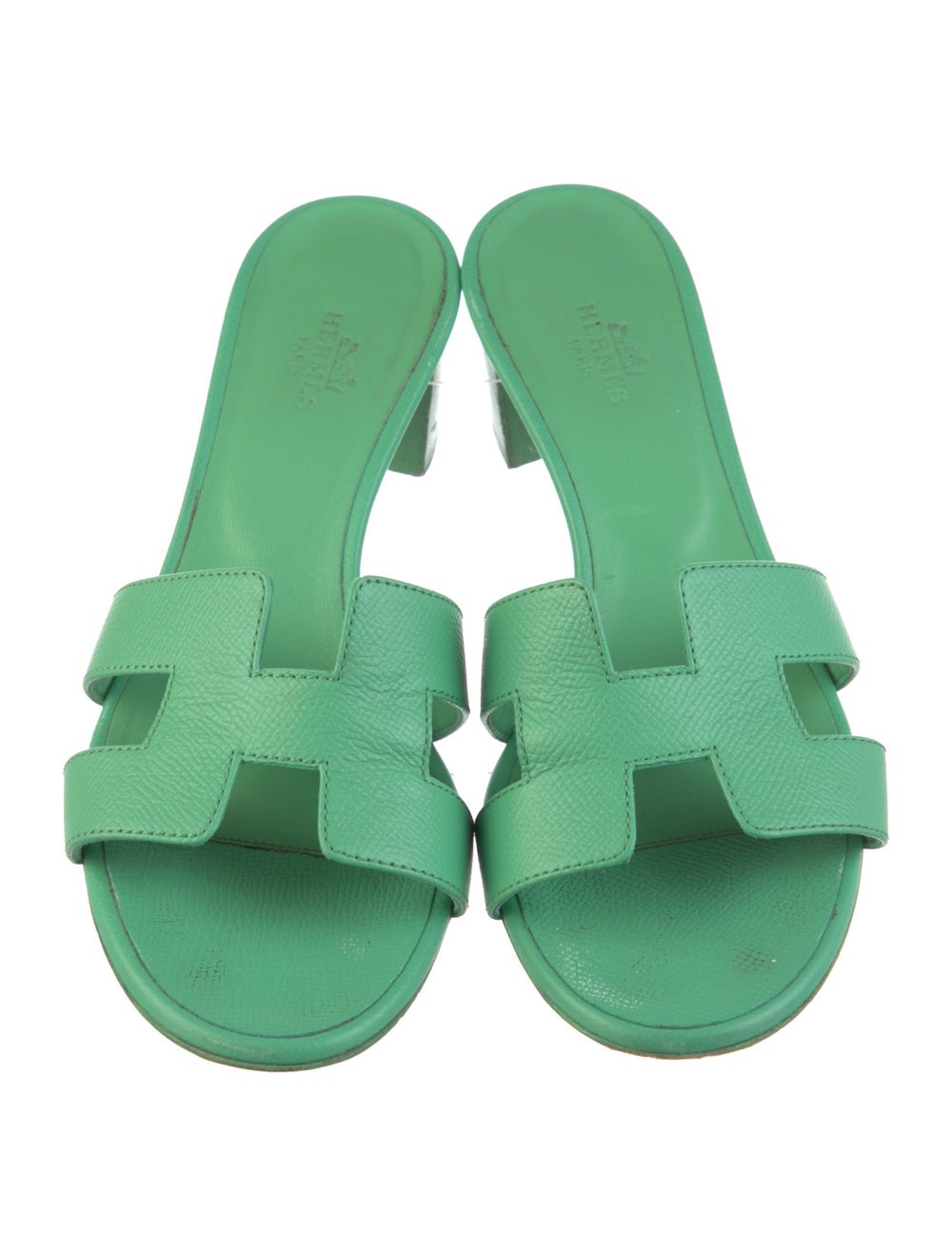 Hermès Oasis Slides From the 2022 Collection Gree… - image 3