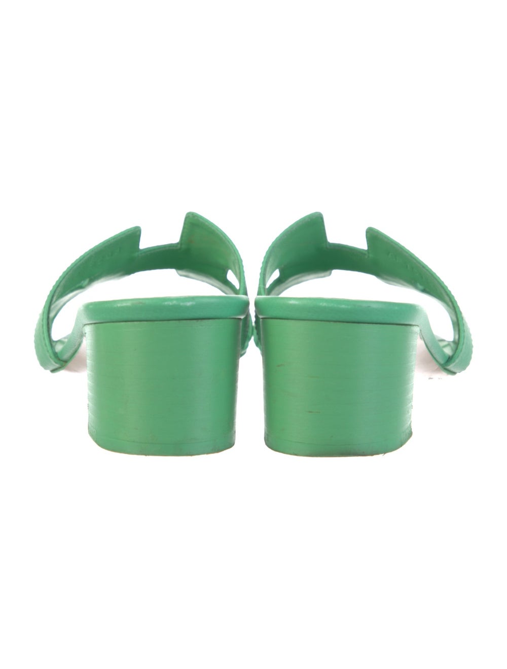 Hermès Oasis Slides From the 2022 Collection Gree… - image 4