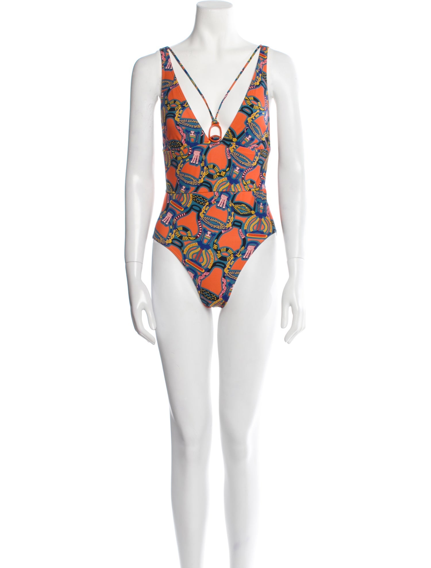 Hermès Printed One-Piece