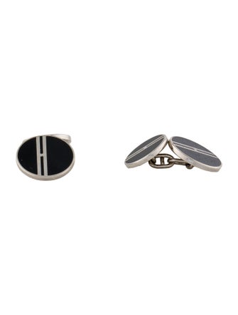 Hermès Enamel Cufflinks