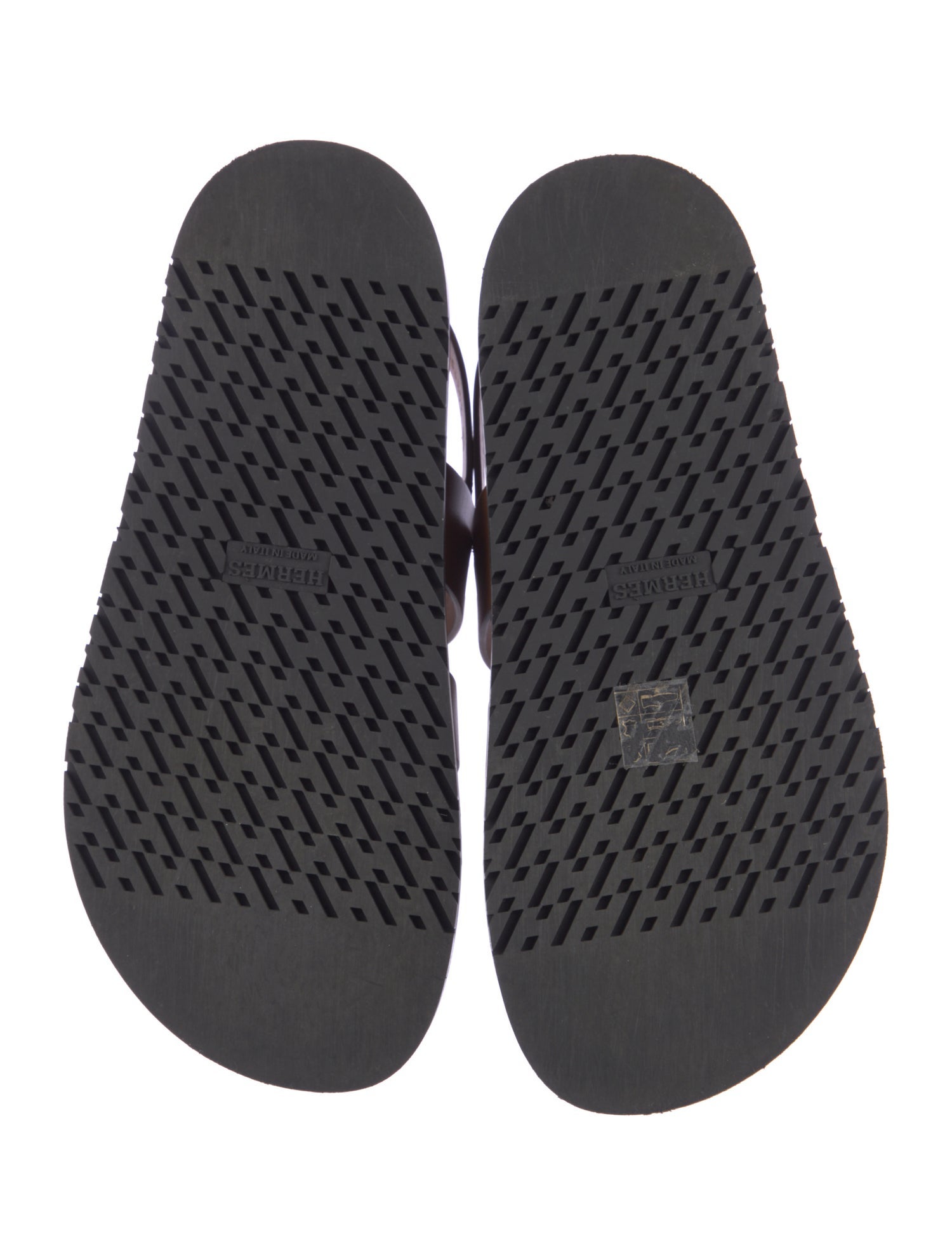 Hermès Genius Leather Slingback Sandals